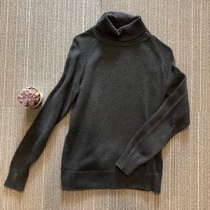 Dark grey turtleneck